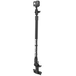 RAM® Tough-Pole™ 24" Camera Mount with Single Pipe & Dual Track Base