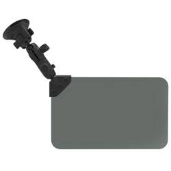 RAM® Twist-Lock™ Suction Cup Mount with Swivel Socket Arm & Sun Visor