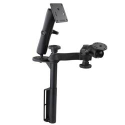 RAM® Vertical Drill-Down Mount with Swing Arms and Double Ball Mount