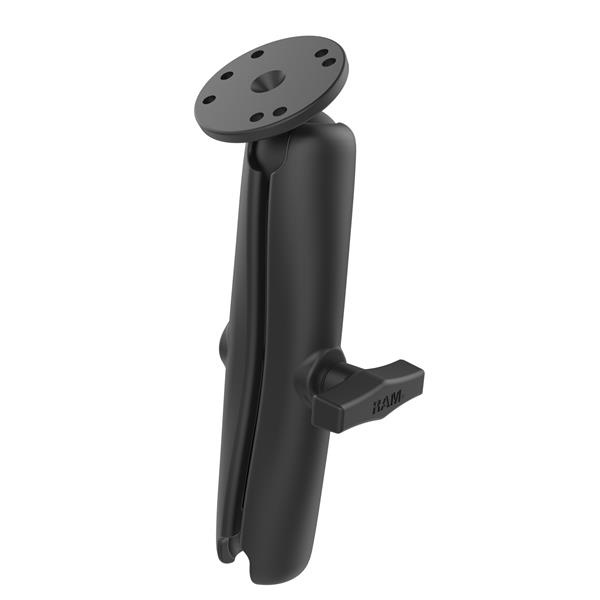 RAM® Double Socket Arm With Round Ball Plate | Ram-mount.pl