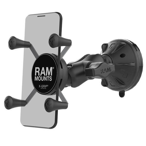 RAM® X-Grip® Phone Mount With RAM® Twist-Lock™ Low Profile Suction Base ...