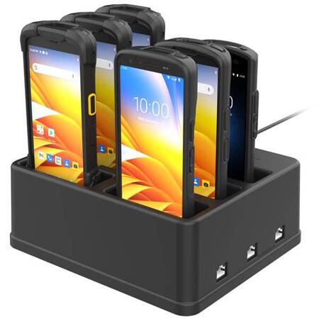 GDS® 6-Port Power + RJ45 Dock for Handhelds with IntelliSkin®