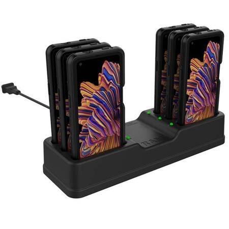 RAM® 6-Port Charging Dock for Samsung XCover Pro with OtterBox uniVERSE
