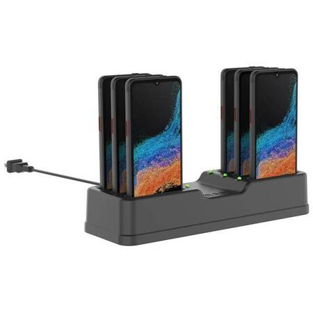 RAM® 6-Port Charging Dock for Samsung XCover6 Pro Without Case