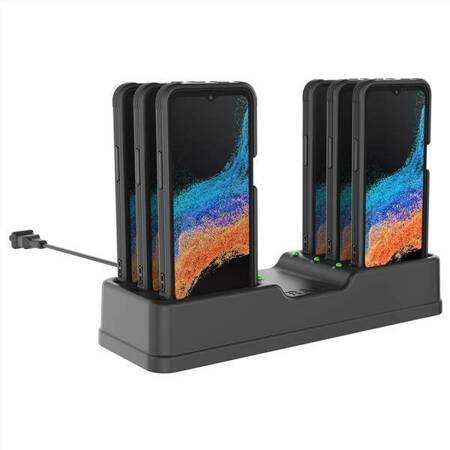 RAM® 6-Port Charging Dock for Samsung XCover6 Pro with OEM or RAM® Skin™