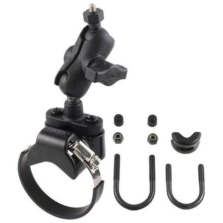 RAM® ATV/UTV Composite Rail Mount with 1/4"-20 Threaded Camera Adapter