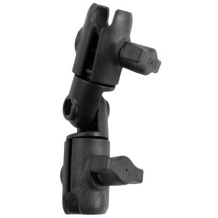 RAM® Composite Double Socket Swivel & Ratchet Arm with No Center Knob