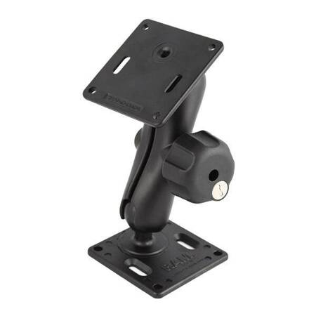 RAM® Double 75x75mm VESA Mount with Key Lock Knob - Medium