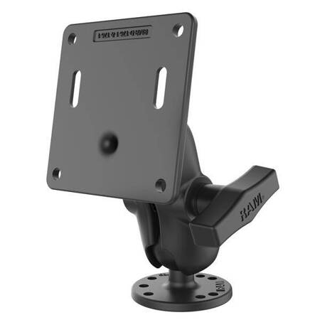 RAM® Double Ball Mount with 75x75mm VESA Plate - C Size Short