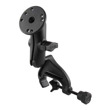 RAM® Double Ball Yoke Clamp Mount with Round Plate - Medium