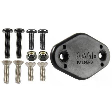 RAM® EZY-Mount™ Quick Release Recessed Male Adapter