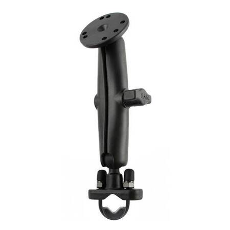 RAM® Handlebar U-Bolt Double Ball Mount with Round Plate - B Size Long