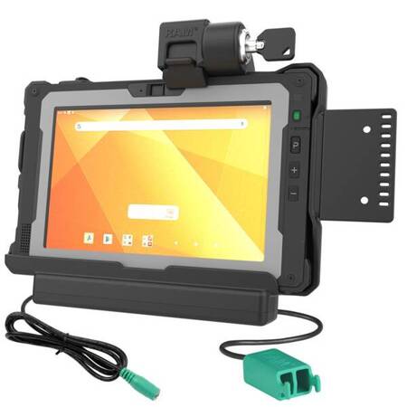 RAM® Locking Power + Dual USB Data Dock for Getac ZX80