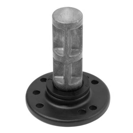 RAM® Round Base Plate with 1/2" NPT Post