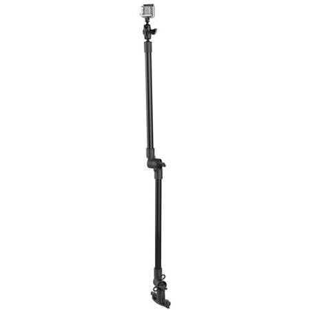 RAM® Tough-Pole™ 48" Action Camera Mount with Double Pipe & Track Base