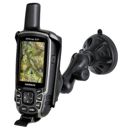 RAM® Twist-Lock™ Low Profile Suction Mount for Garmin Astro 320 + More