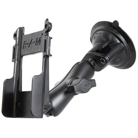RAM® Twist-Lock™ Suction Cup Mount with Universal Belt Clip Holder