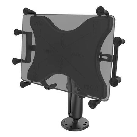 RAM® X-Grip® Drill-Down Double Ball Mount for 9"-10" Tablets
