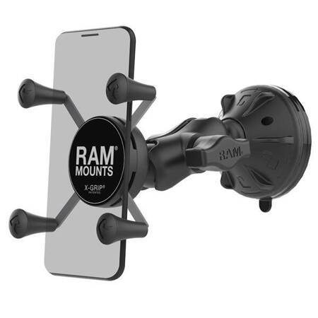 RAM® X-Grip® Phone Mount with Low Profile Suction Cup - Short
