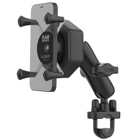 RAM® X-Grip® Phone Mount with Vibe-Safe™ & U-Bolt Base - Medium