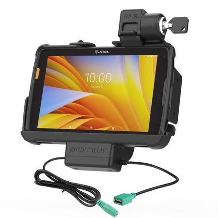 Locking RAM® Tough-Dock™ Power + Data for Zebra ET4x 8" Tablet