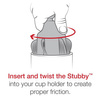 RAM® Stubby™ Cup Holder Mount for Apple MagSafe