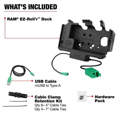 RAM® EZ Roll'r™ Modular Dual USB Dock for Samsung Tab Active5 & 3