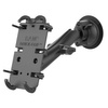 RAM® Quick-Grip™ XL Phone Mount with Twist-Lock™ Suction Cup - Long