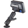 RAM® Double Ball Mount for Lowrance Elite-5 & Elite-7 Ti + More