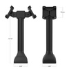 RAM® 14" Pedestal Mount with Dual 75mm VESA Adapters