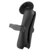 RAM® Double Socket Arm with Round Ball Plate - C Size Medium