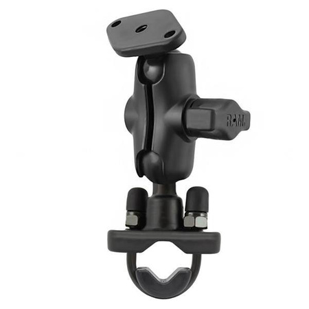 RAM® Handlebar U-Bolt Double Ball Mount - B Size Short