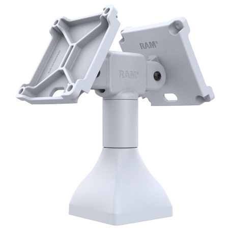 RAM® 7" Pedestal Mount with Dual 100mm VESA Adapters - Gray