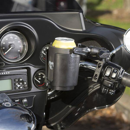 RAM® Level Cup™ 16oz Drink Holder with Brake/Clutch Reservoir Base