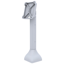RAM® 14" Pedestal Mount with 100mm & 75mm VESA & Cable Routing - Gray