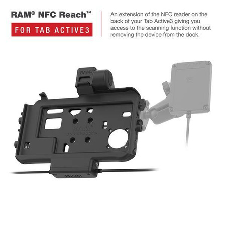 RAM® Low-Profile Power + Dual USB Dock for Tab Active5 & 3