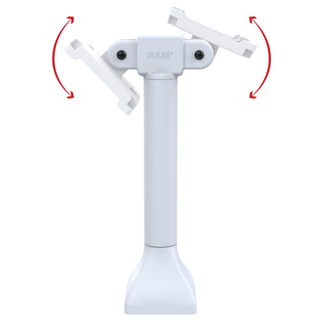 RAM® 14" Pedestal Mount with Dual 100mm VESA Adapters - Gray