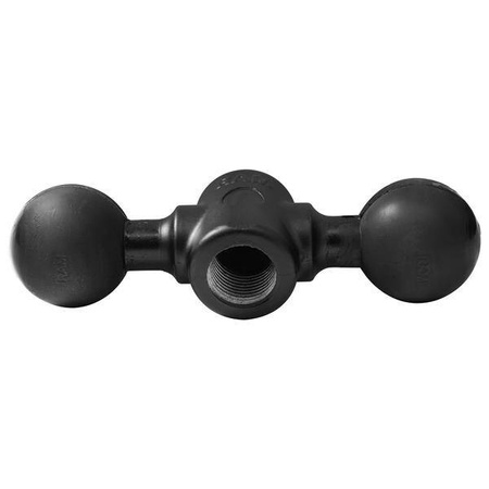 RAM® Double Ball Adapter with 1/2" NPT Threaded Hole