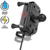 RAM® Tough-Charge™ 15W Waterproof Wireless Charging Motorcycle Mount