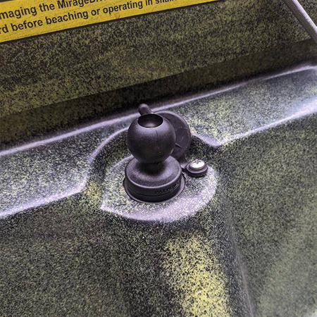 RAM® Wedge Ball Adapter for Scotty and Hobie Sail Port Base - B Size