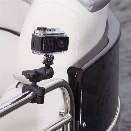 RAM® Torque™ Large Rail Base with Universal Action Camera Adapter