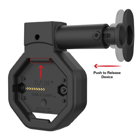 GDS® Uni-Conn™ Powered Locking USB-C Dock with Release Button
