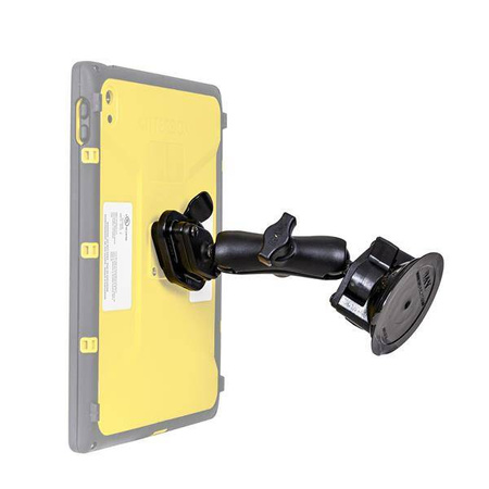 RAM® Twist-Lock™ Suction Cup Mount with EZY-Mount™ Quick Release Adapter