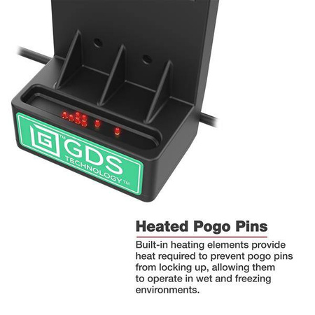 GDS® Locking Powered Dock + USB-A for Zebra TC73/78 - Heated Pins