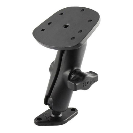 RAM® Double Ball Diamond Plate Mount for Humminbird Piranha + More