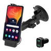 RAM® Powered Suction Cup Mount for Samsung XCover Pro with Charger