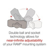 RAM® Quick-Grip™ Phone Mount with RAM® Tough-Strap™ Handlebar Base