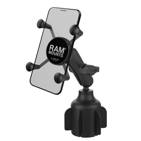 RAM® X-Grip® Phone Mount with RAM® Stubby™ Cup Holder Base