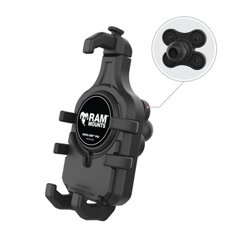 RAM® Quick-Grip™ Pro Phone Holder with Ball & Vibration Damper