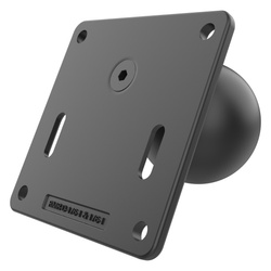 RAM® 75x75mm VESA Plate with Ball and Steel Reinforced Post